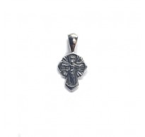 PE001517 Genuine Sterling Silver Pendant Orthodox Cross Solid Hallmarked 925 Handmade